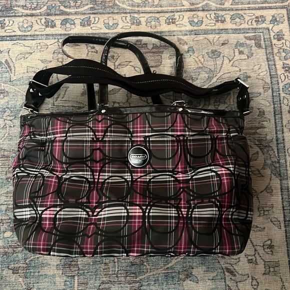 Coach Poppy Style Diaper Bag. - Picture 1 of 3